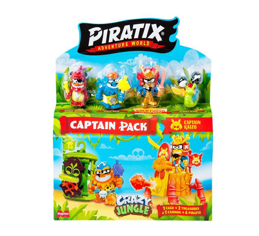 Piratix Crazy Jungle Captain Pack - Surtido