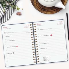 Agenda Finocam Alma E10 1dia/p&agrave;g cat 2026 blau