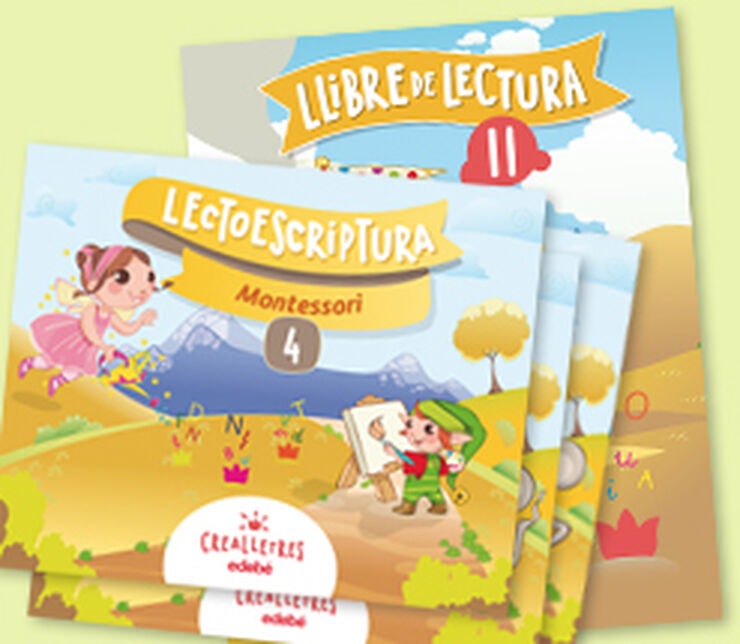 Lectoescriptura Quaderns 4 5 6 + Llibre de Lectura Infantil 5 anys Edeb