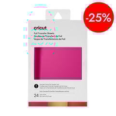 Foil 15x30cm ruby 24 hojas