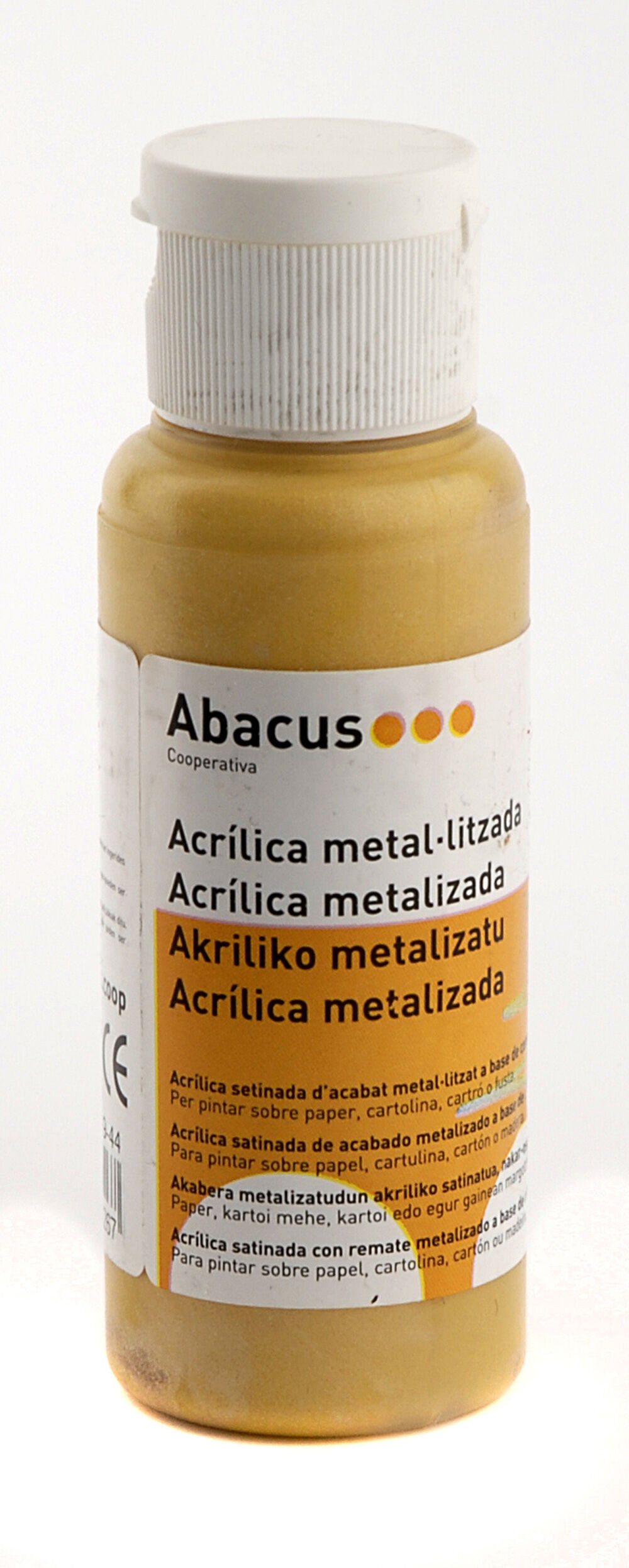 Pintura acr&iacute;lica Abacus 80ml oro