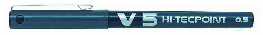 Roller Pilot V5 Hi-Tecpoint negro