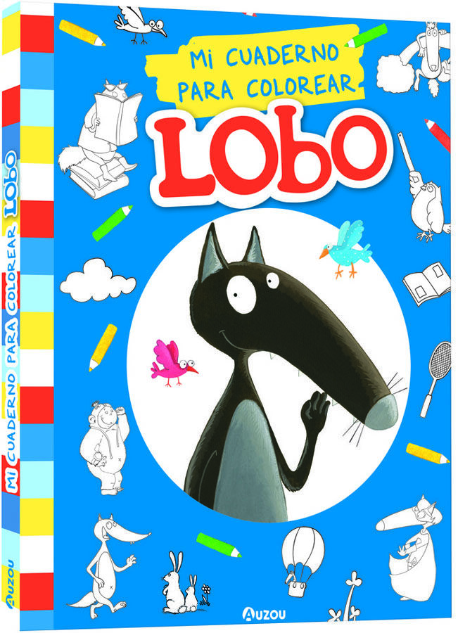 Mi cuaderno para colorear Lobo