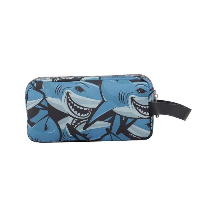 Estuche Totto Shark 3 cremalleras