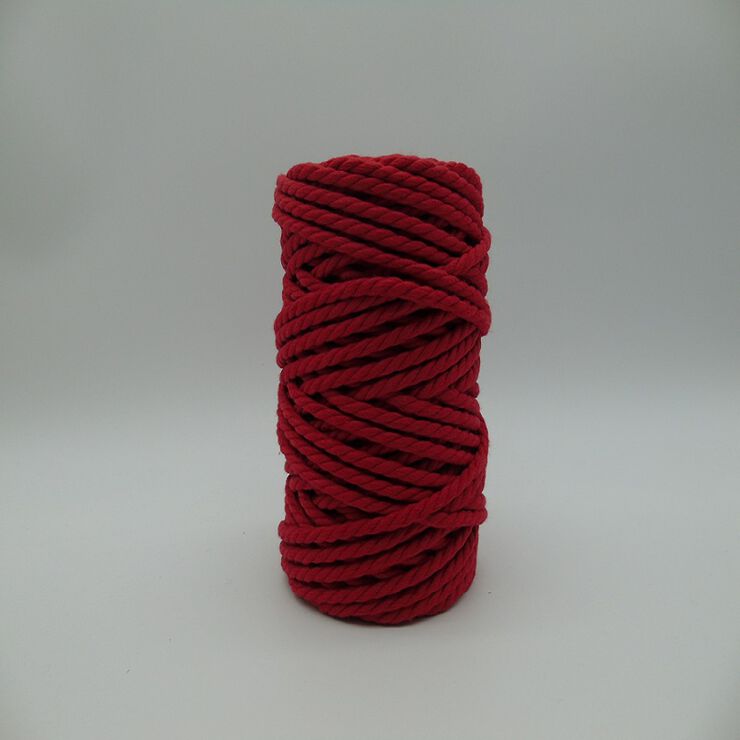 Cordel Algodón Cordillera 4,5 mm rojo