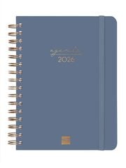 Agenda Finocam Alma E10 1dia/pàg cat 2026 blau