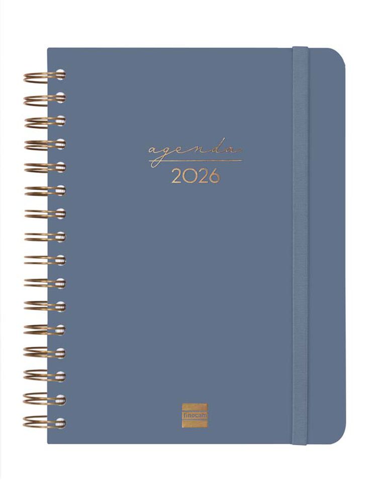 Agenda Finocam Alma E10 1dia/p&agrave;g cat 2026 blau