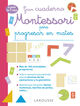 Gran cuaderno Montessori para progresar en mates. A partir de 7 años