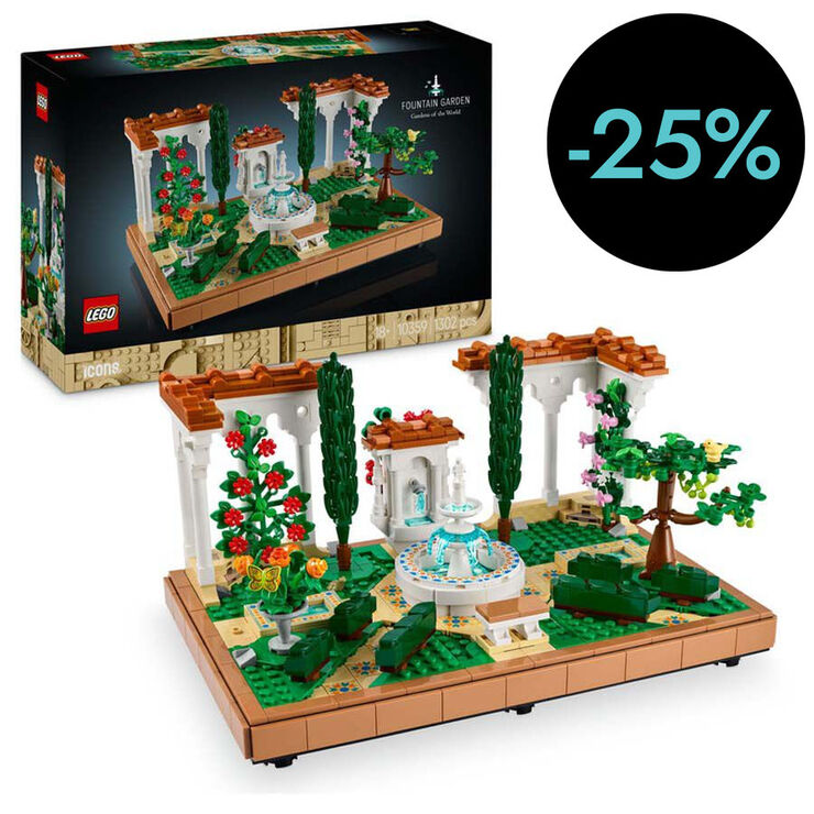 LEGO® Icons Jardín con Fuente 10359