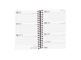 Agenda Finocam Opaque E3 sem/vista horizontal cas 2026 negro