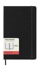 Agenda Moleskine 12m día/pág 2025 L negro