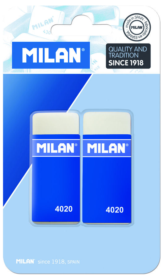 Goma de borrar Milan 4020 2u