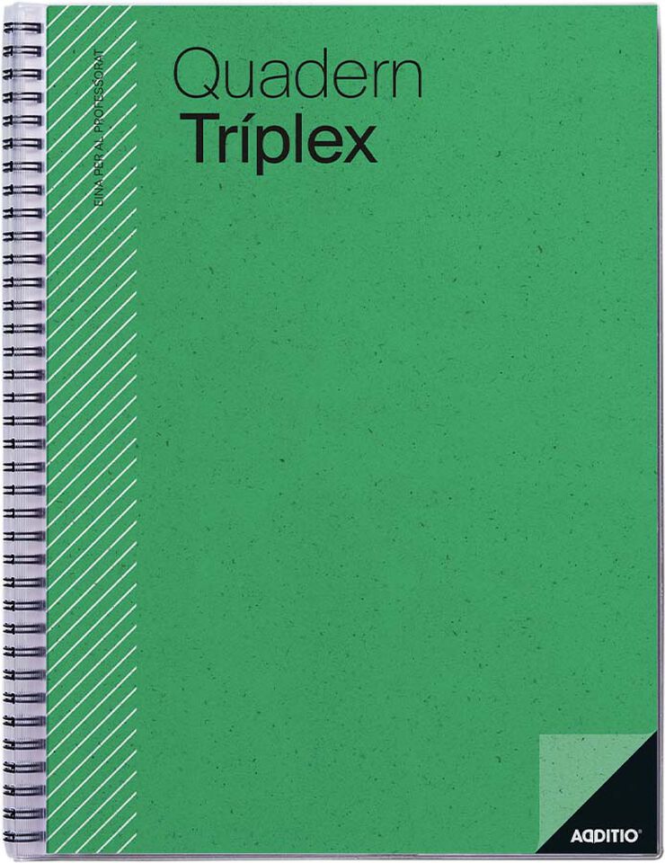 Libreta Triplex Additio Catalán