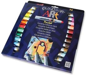 Témpera sólida en barra Playcolor Art Pocket 24 colores