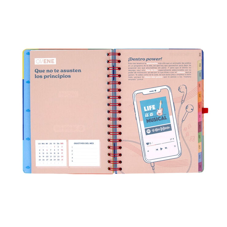 Agenda Mr. Wonderful Semana Vista Castellano En Mi Mundo 2027