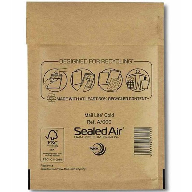 Bolsa Airkraft Fellowes K11 110x160mm 10u