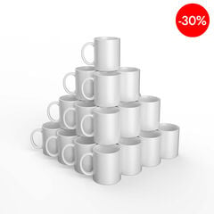 Tazas Mug Press 350 ml blanco 36u