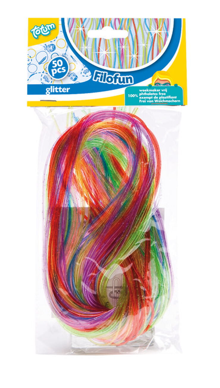 Juego Filofun glitter 80 cm. 50 unidades