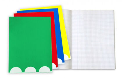 Llibreta grapada Abacus Paper reciclat A4 80 gr Ratlla horitzontal 48F