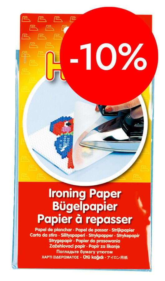 Paper de Llevat per planxar Hama 21x10cm 4 fulls