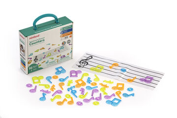 notas musicales Miniland Translúcidas