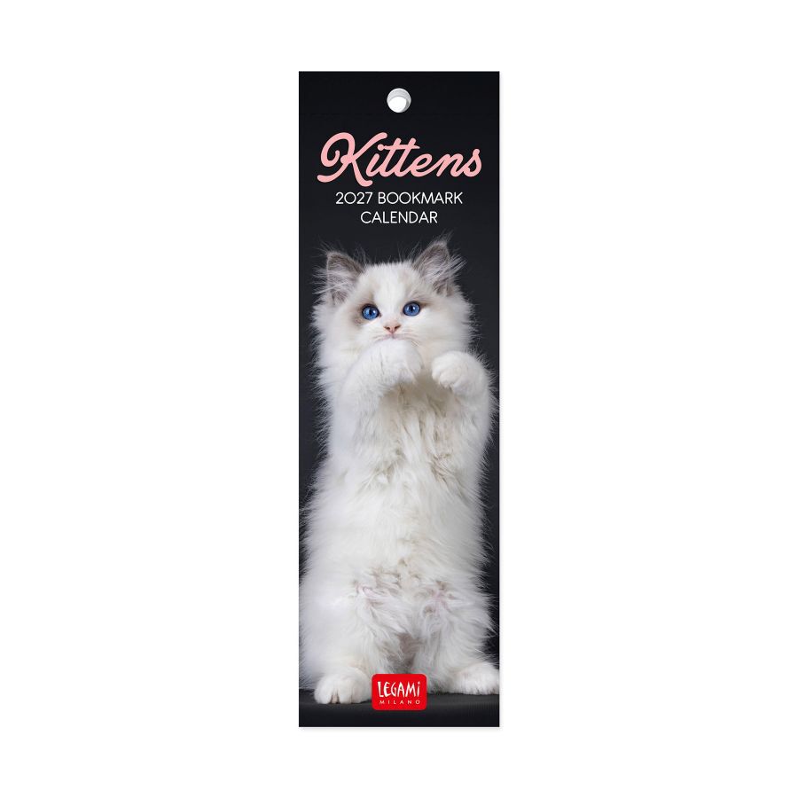 Calendario Legami Sobremesa Marca P&aacute;ginas Kittens Multiling&uuml;e 2027