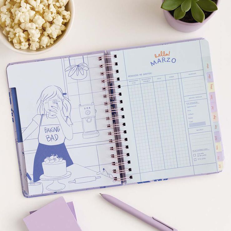 Agenda Clarilou castellano sem/vista 2026