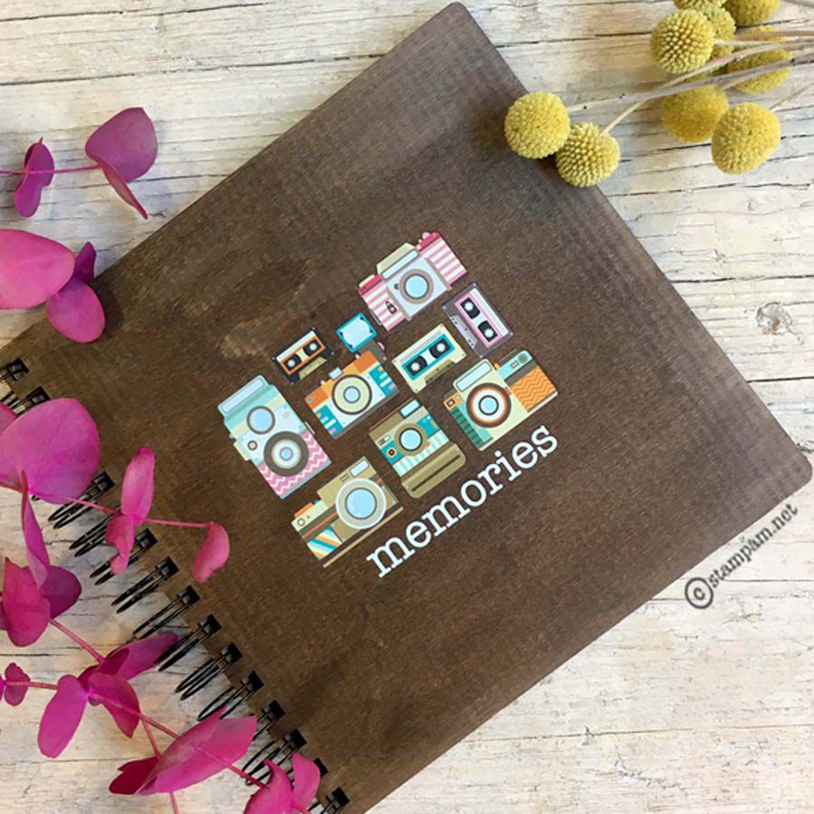 &Aacute;lbum fotos madera Stampam 20x20 Memories Color