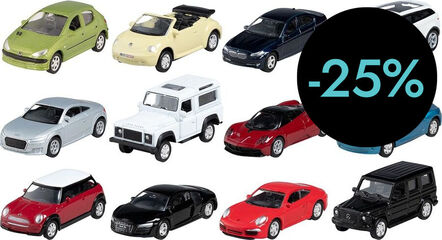 Vehículos metalicos 7,5 cm surtidos