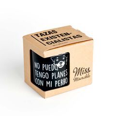 Taza ''No puedo planas con mi perro''