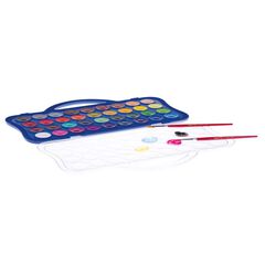 Estuche de acuarelas Giotto 36 colores con 2 pinceles