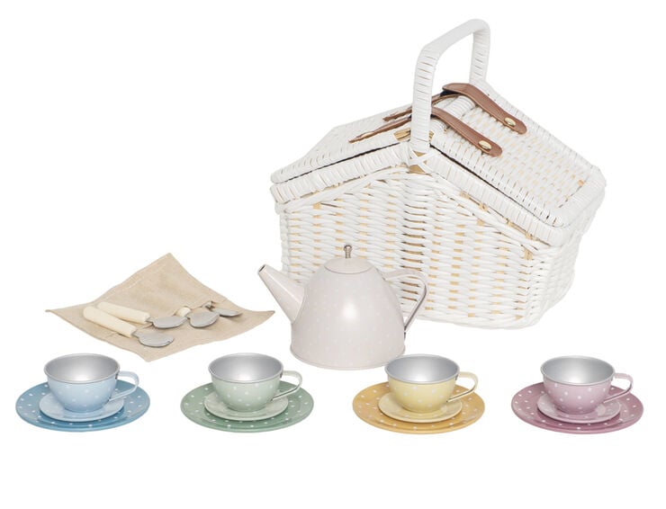 Cesta con Juego de T&eacute;