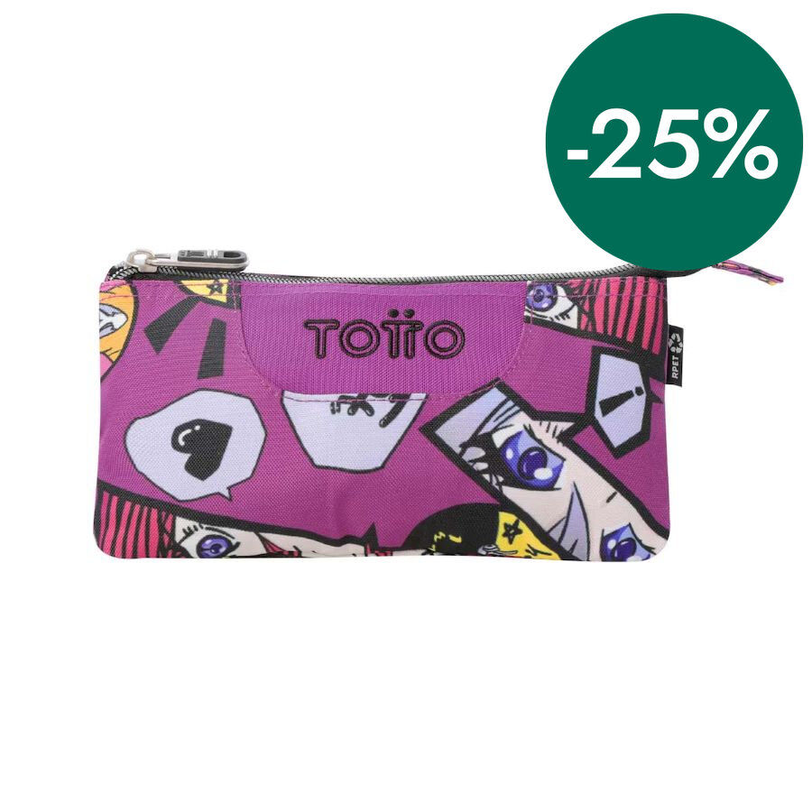 Estuche triple Totto Kitsune