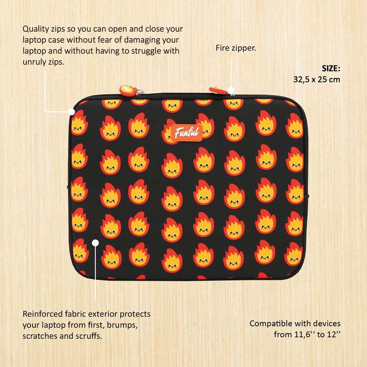 Funda Portátil Fuegote 12