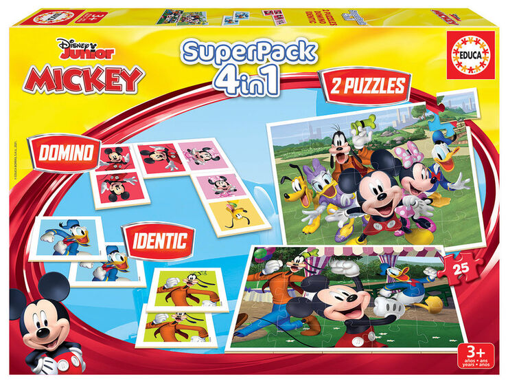 Super Pack Mickey and Friends 4 en 1