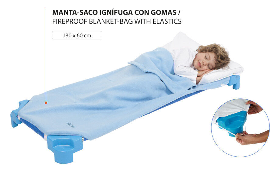 Tumbona saco con gomas 130x60cm