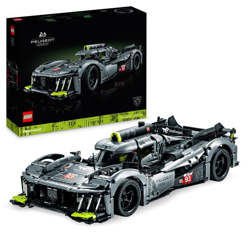 LEGO&reg; Technic PEUGEOT 9X8 24h Le Mans Hybrid Hypercar 42156