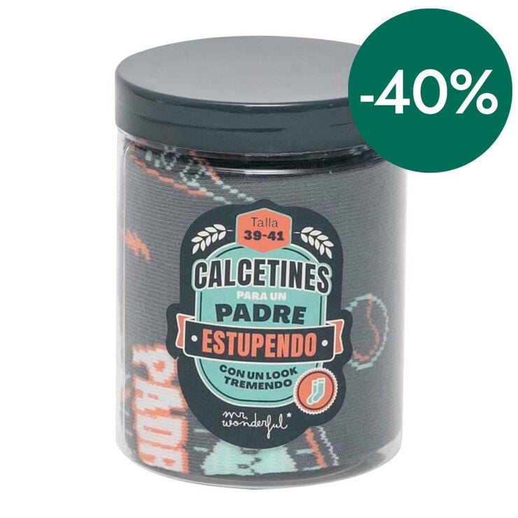 Calcetines 39-41 Mr. Wonderful Soy un padrazo