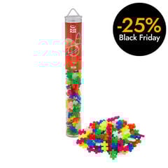 Plus-Plus Tubo Neón Mix 100 piezas