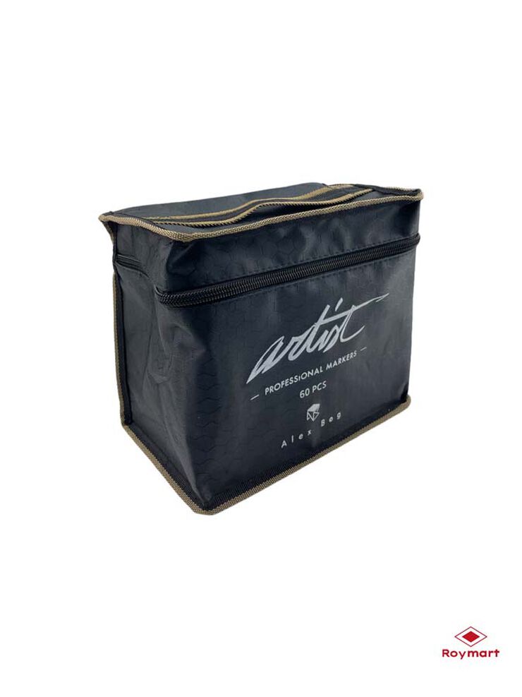 Estuche 60 Rotuladores alcohol Roymart Artist