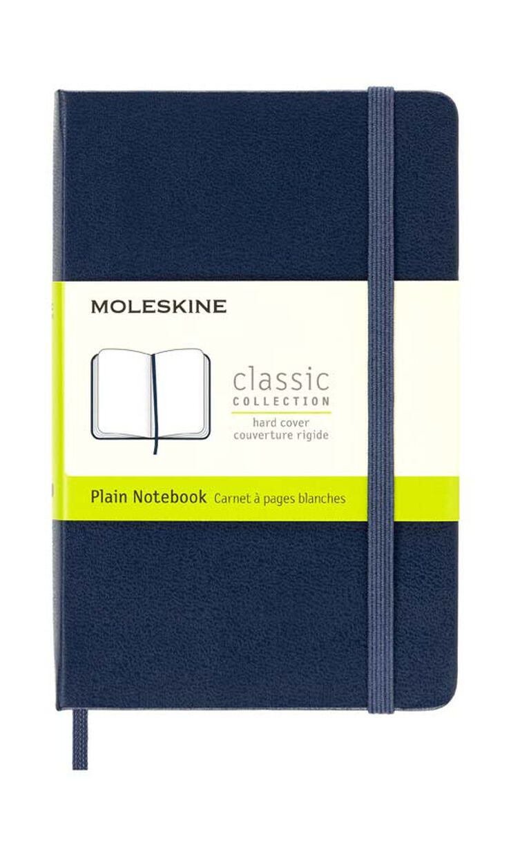 Libreta Moleskine P Azul Liso