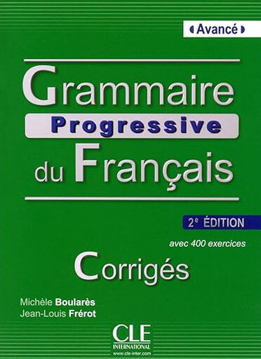 CLE Grammaire Progressive AVA 2E/Cor.