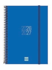 Agenda Escolar Finocam Esp.E10 Sem/Vista Castellano 2026-27 Azul