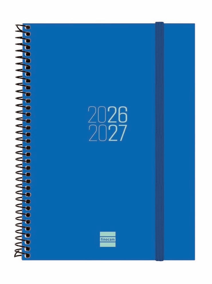 Agenda Escolar Finocam Esp.E10 Setm/Vista Castell&agrave; 2026-27 Blau