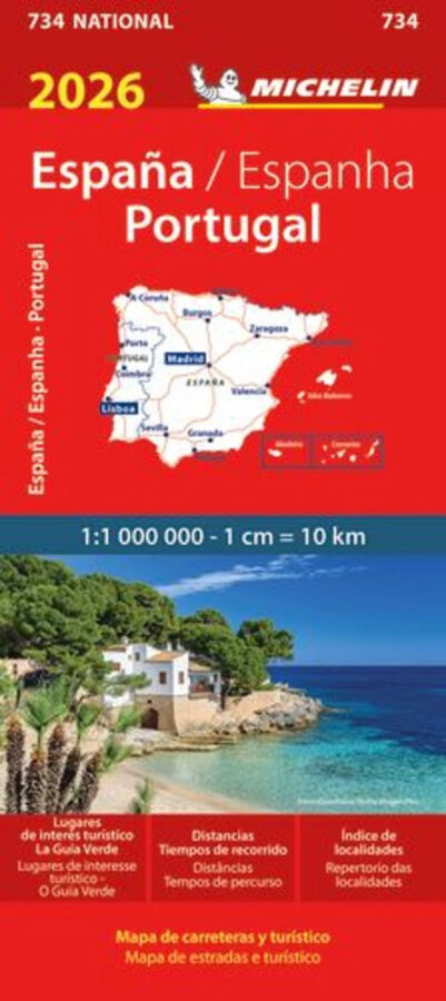 Mapa National Espa&ntilde;a/Portugal 734