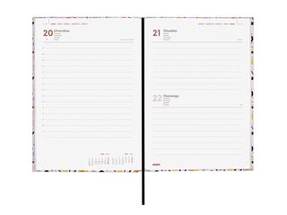 Agenda Finocam Porto DS Y10 día/pág cat 2026 Malva
