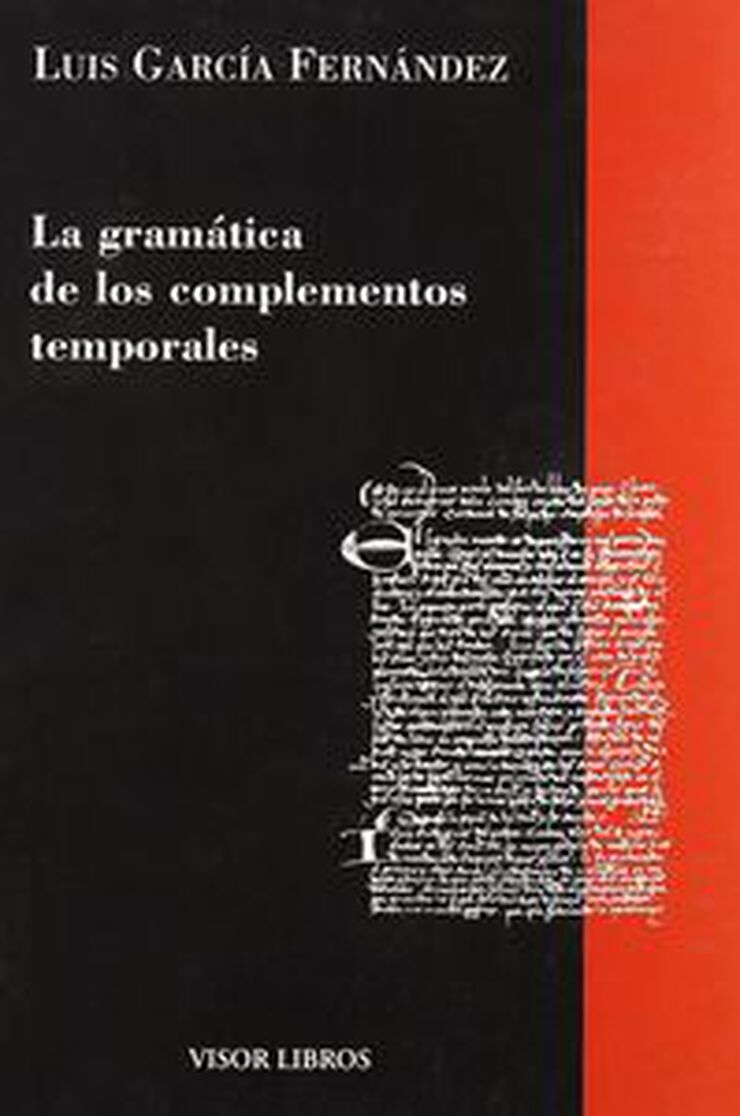 La gramática de los complementos temporales