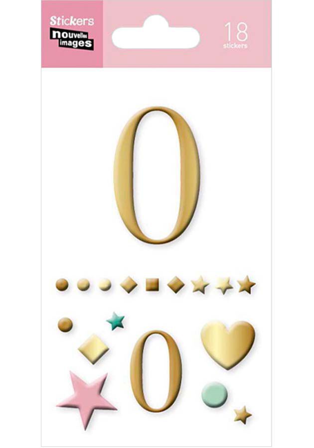 Stickers Draeger N&uacute;mero 0 18u