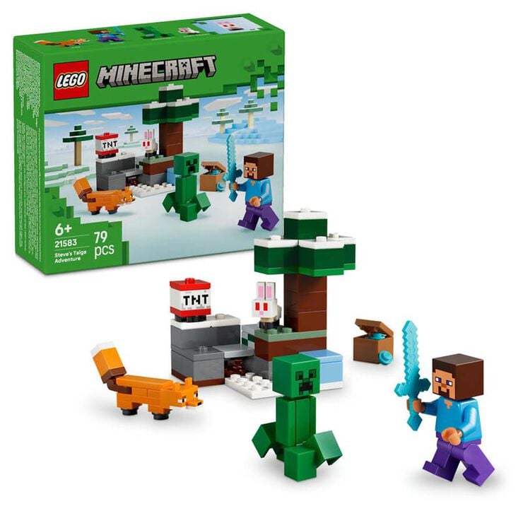 LEGO® Minecraft L’Aventura d'Steve a la Taigà 21583