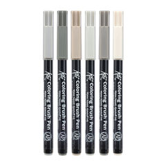 Retoladors Brush Koi urban 6 colors